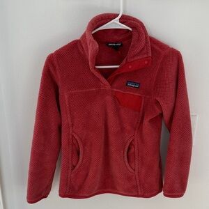 Patagonia Re-tool fleece pullover. Women's XXS, Girls L, 10-12
